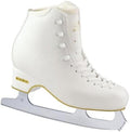 L Estel Edea Wave Schlittschuhe - Weiße Eislaufschuhe mit Stahlkomponenten - Schnallenverschluss und TPU Sohle - Größe 265 40 für Freizeit und Training