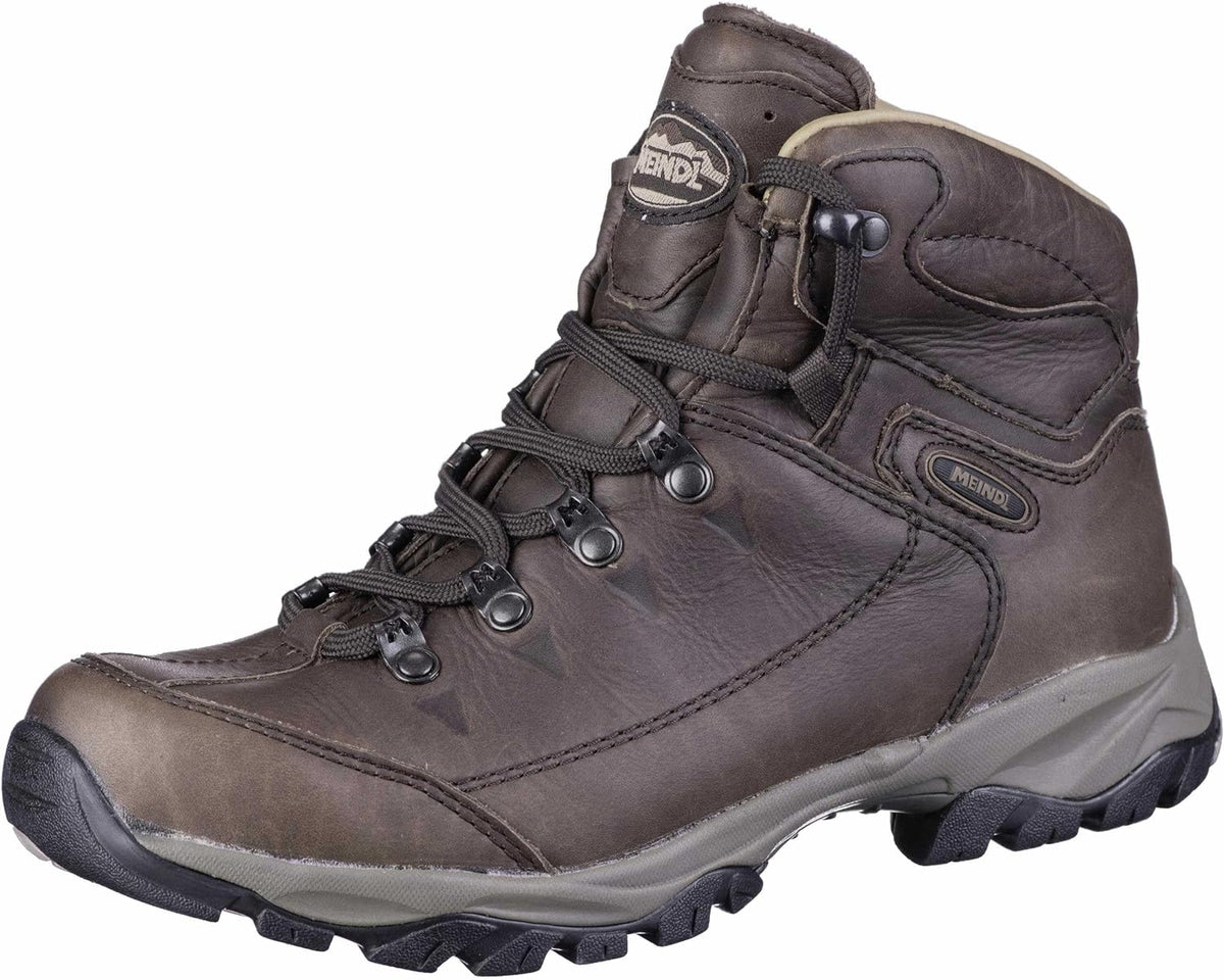 Meindl Ohio 2 Herren Wanderschuhe - Mahagoni aus Leder mit Lederfutter - Gummisohle und Kurzschaft - Klassische Outdoor Schuhe für Wandern Trekking und Freizeit