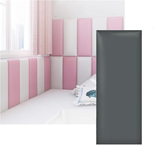 Selbstklebende Wandschutzpaneele - Stoßdämpfende Schutzplatten für Innenwände - Farbe 4 für dekorative Wandgestaltung - Für Wandflächen mit zusätzlichem Oberflächenschutz