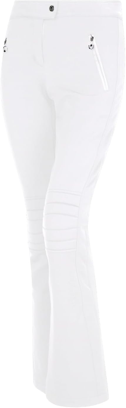 Sportalm Snowy Damen Skihose Optical - Wasserabweisend mit Nylonwindfängen - 93 Prozent Polyamid und 7 Prozent Elastan - Für Skifahren mit mittlerer Taille