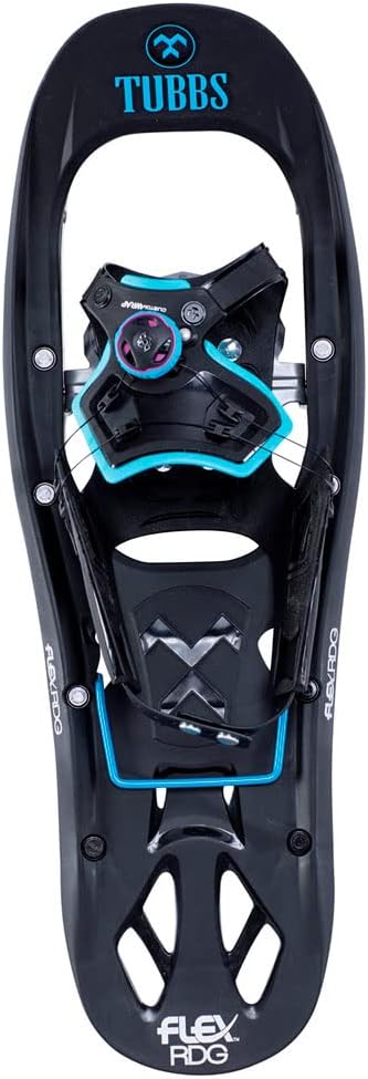 Tubbs Flex Schneeschuhe Unisex - 56 cm für Erwachsene bis 90 kg - Black Blue aus Polyurethan mit Aluminiumrahmen - Für Winterwanderungen und Schneetouren