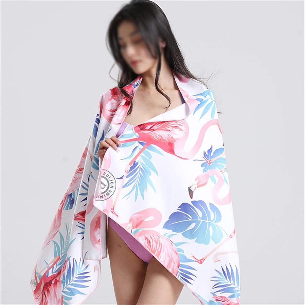 LiChA Strandtuch - 160 x 80 cm groß und schnell trocknend - Tragbares Handtuch für Wassersport Schwimmen und Surfen - Auch als Yogamatte Stranddecke und Liegenauflage