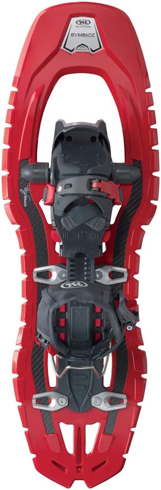 TSL Symbioz Elite Schneeschuhe - Ruby Größe L mit Kohlefaserrahmen - 68,6 x 21,6 cm für Schneeschuhwandern - Flexible Winterausrüstung für längere Touren im Gelände