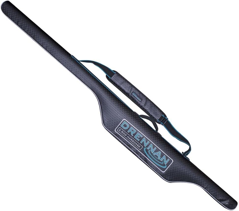 Drennan DMS Rod Hardcase - Hartschalen Rutentasche für vier Angelruten - Geschützter Transport für Ruten und Zubehör - Für Angeln Reise und Aufbewahrung