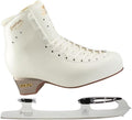 L Estel Edea Overture Schlittschuhe - Mit MK Professional oder Wilson Coronation Ace Kufen - Weiß aus legiertem Stahl und Acryl - Größe 240 36 für Eislaufen