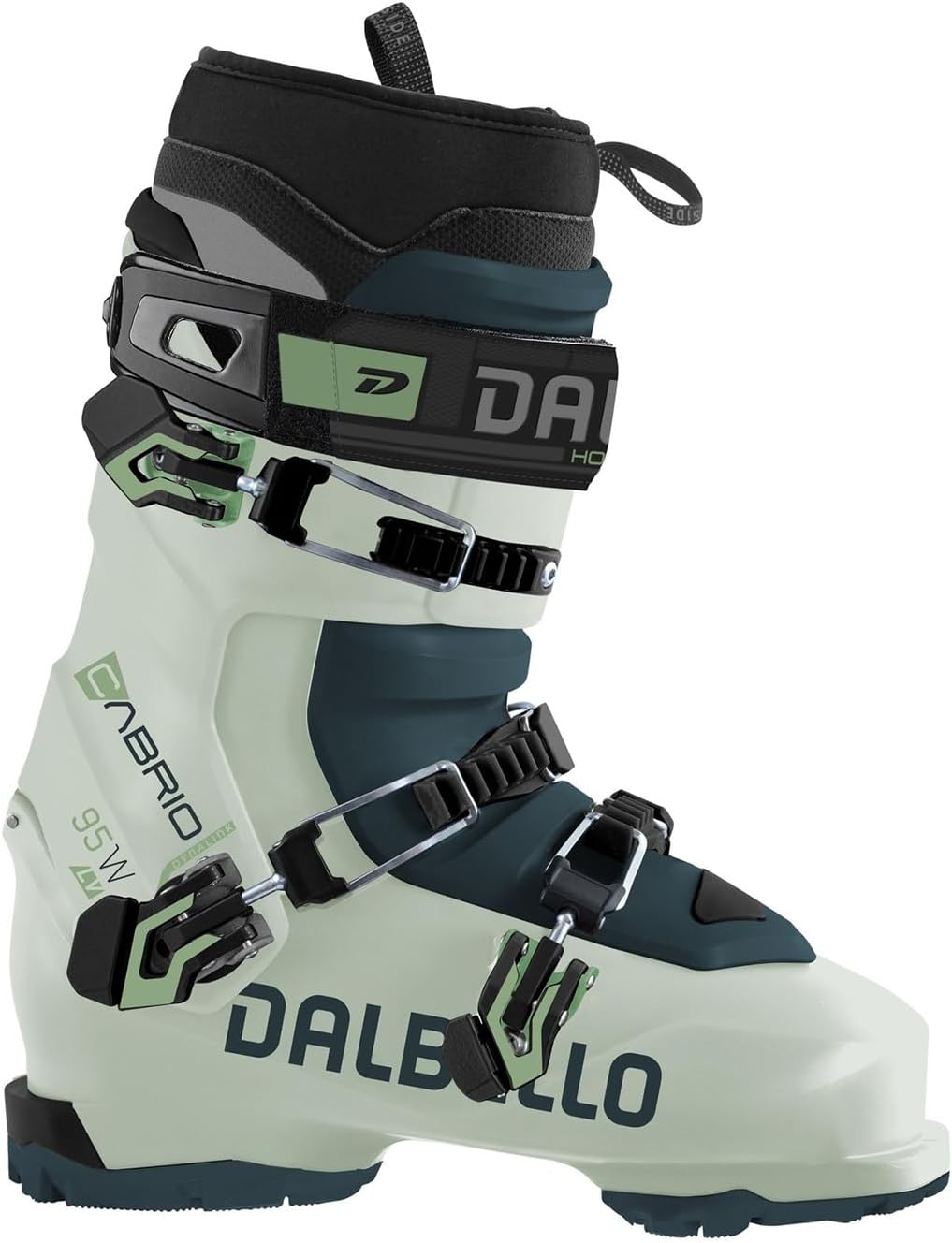 Dalbello Cabrio LV 95 W Damen Skischuhe - Größe 40 in Grün - Für alpinen Wintersport und präzisen Halt - Skistiefel für Damen mit sportlicher Passform
