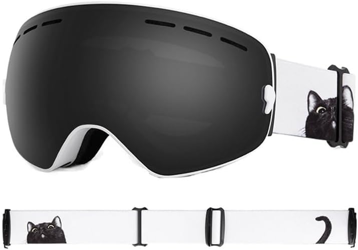 ZGYOZMNG Skibrille G - UV400 Schutz und Antibeschlag Scheibe - Schneebrille für Herren und Damen - Für Skifahren Snowboard Motorrad und Reitsport