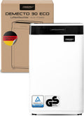 Comedes Demecto 30 Eco Luftentfeuchter - Bis 25 Liter Entfeuchtung in 24 Stunden - Für Räume und Keller bis 100 Quadratmeter - Timer LED Feuchtigkeitsanzeige und Automatik