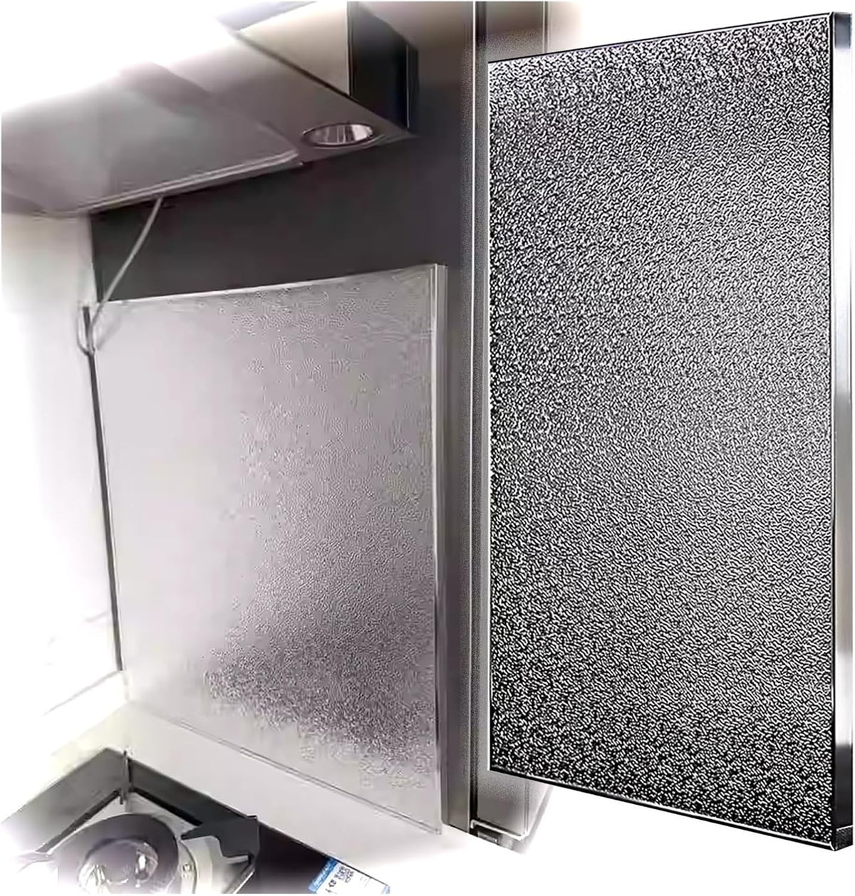 Kühlschrank Wärmeschutzplatte 115 x 45 cm - Aluminium Hitzeschild für Küchengeräte - Großflächige Isolierplatte gegen Wärmeeinwirkung - Für Kühlschrank und angrenzende Gerätebereiche