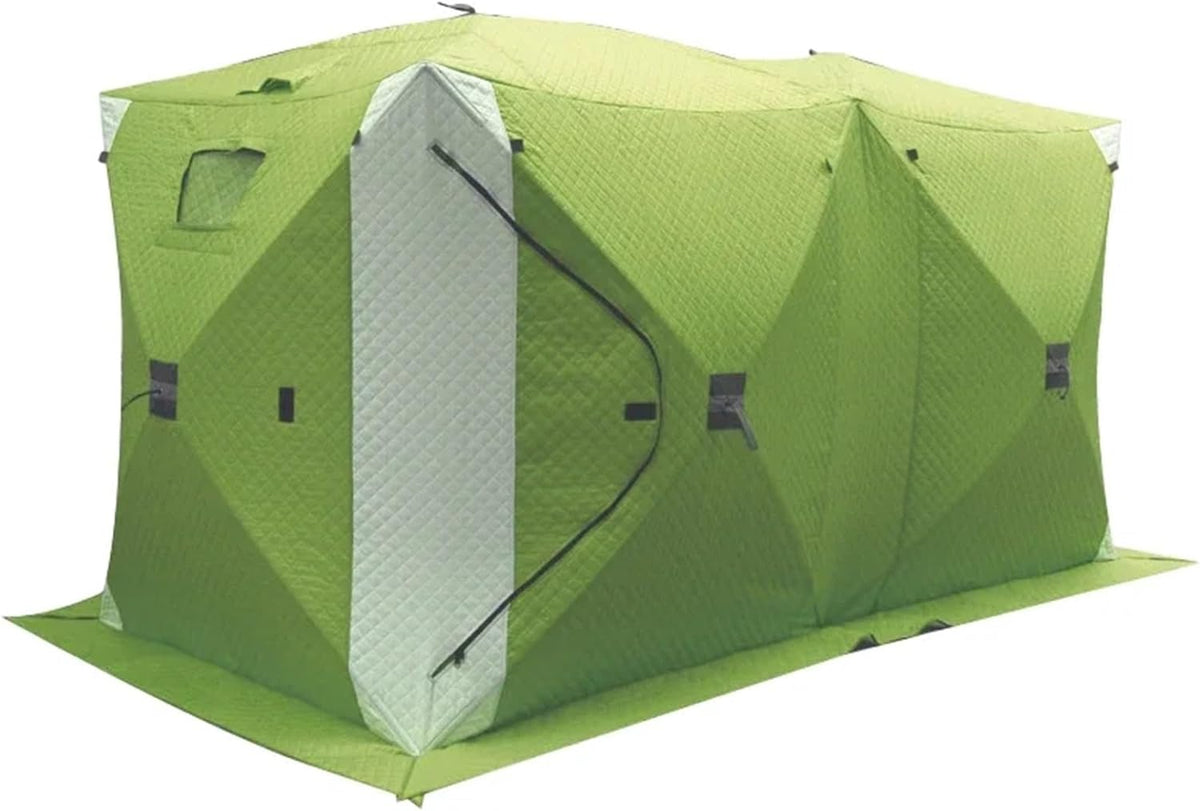 Isoliertes Eisangelzelt - Wetterbeständiger Outdoor Unterstand für Angeln und Camping - Langlebige Schutzkonstruktion - Für Wintereinsätze und verbesserten Komfort