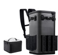 Yabauuop Angelrucksack mit Rutenhalter - Wasserdichte 49 Liter Tackle Tasche - Multifunktionaler Stauraum für Damen und Herren - Für Angeln Reise und Outdoor