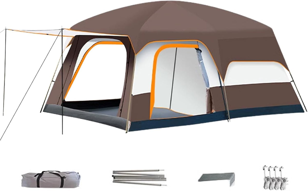 Camping Kabinenzelt - Geräumiger Outdoor Unterstand aus Oxford Gewebe - 122,05 x 82,68 x 70,87 Zoll - Für Picknick Trekking Festivals Hinterhof und Übernachtungen