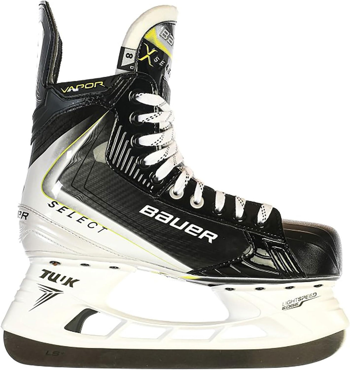 Bauer Vapor Select II Eishockey Schlittschuhe - Intermediate Modell mit Schnürung - Kunststoff mit Polypropylen Sohle - Größe 5,5 Euro 39 für Eishockey