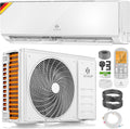 KESSER Split Klimaanlage 12000 BTU - 3400 W Klimagerät mit Kühlen A Plus Plus und Heizen A Plus - WiFi App Fernbedienung Timer und R32 - Weiß inklusive Montagematerial