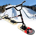 Schneemobil Type B für Erwachsene und Jugendliche - 360 Grad drehbare Hinterskier und verstärkter Rahmen - Bis 150 kg Tragfähigkeit - All Terrain Snowboard Schlitten