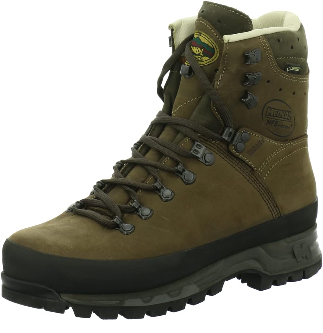 Meindl Island MFS Active Herren Wanderschuhe - Sil Nubukleder Oil mit Gore Tex Futter - Gummisohle und Kurzschaft - Robuste Outdoor Schuhe für Trekking und anspruchsvolle Touren