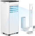 Mobile Klimaanlage 9000 BTU - 4 in 1 Klimagerät für Räume bis 25 Quadratmeter - 48 dB Betrieb mit Digitaldisplay Fernbedienung und 24 Stunden Timer - Mit Abluftschlauch