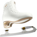 L'Estel Skates Edea Concerto Schlittschuhe - Weiß Größe 235 35 - Mit Wilson Gold Seal oder MK Phantom Kufen - Eiskunstlauf Set aus legiertem Stahl und Acryl