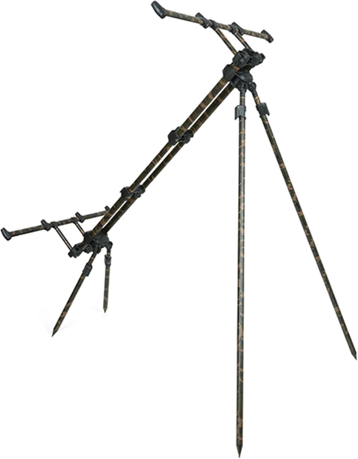 Fox Ranger Pod MK2 Camo - Rod Pod für vier Angelruten - Camouflage Ausführung aus Polyester - Oberflächenmontage für Karpfenangeln am Ufer