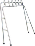 Oceansouth Angelrutenrack - Klappbare Aluminium Halterung - Eloxierter Rahmen mit 32 mm Rohren - Für Boot Transport und geordnete Rutenablage