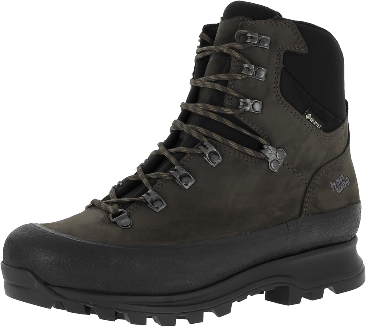 Hanwag Nazcat II GTX Trekkingstiefel - Gewachstes Nubukleder und Textil mit Gore Tex Futter - Vibram Fuora Sohle - Für Trekking Wandern und Outdoor Touren