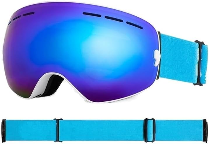 ZGYOZMNG Skibrille Größe L - UV400 Schutz und Antibeschlag Funktion - für Damen Herren beim Ski Snowboard Motorrad - Schneebrille Modell ZGYHXJ1539