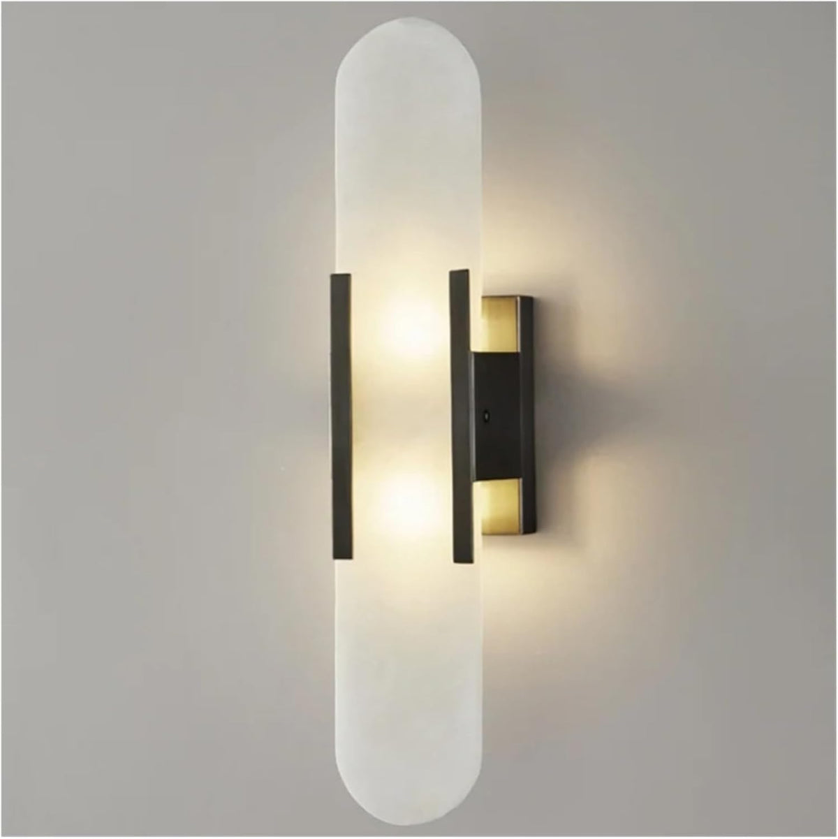 LED Wandleuchte 50 cm Schwarz - Klassische Wandlampe für Flur und Schlafzimmer - Dekorative Beleuchtung für Wohnzimmer - Elegante Leuchte für vielseitige Innenbereiche