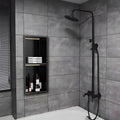 Slim LED Einbauleuchte 70 x 28 cm Schwarz - Mattschwarze Edelstahl Ausführung - Modernes Design für Bad Küche und Zuhause - Energieeffiziente Beleuchtung für Deckenbereiche
