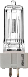 CP70 GX9.5 Halogenlampe 1000 W - 10 Leuchtmittel für 230 V Scheinwerfer - Warmweißes Licht mit GX9.5 Sockel - Für kompatible Bühnen Studio und professionelle Beleuchtung