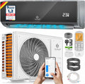 KESSER Split Klimaanlage 9000 BTU 2.6 kW - Kühlen Heizen und Entfeuchten - WiFi App Fernbedienung und Timer - Energieklasse A Plus Plus mit R32 und Montagematerial