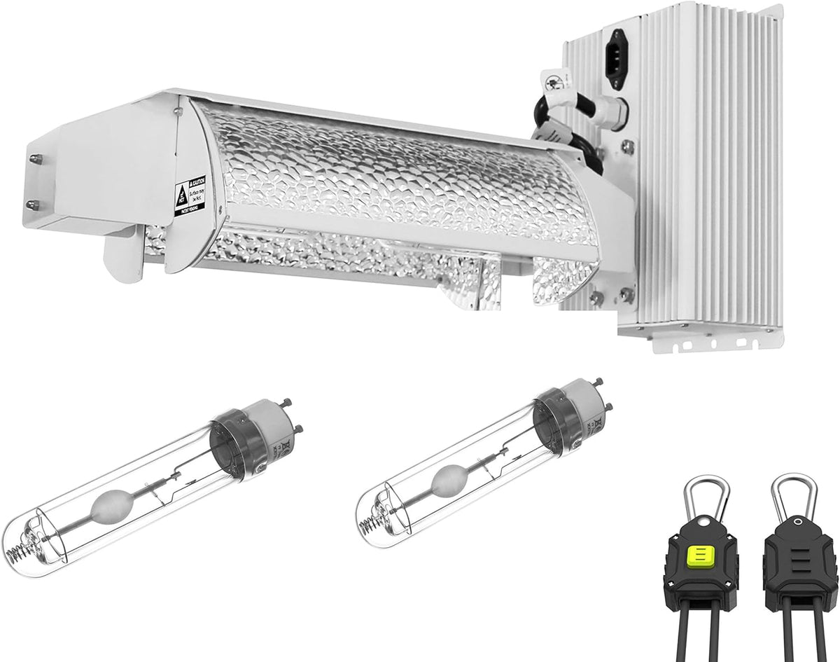 Flexstar CMH Grow Set 630 W - 2 Leuchtmittel mit jeweils 315 W Leistung - Pflanzenbeleuchtung mit 3100 K Farbtemperatur - Komplettset für geeignete Indoor Anbaubereiche